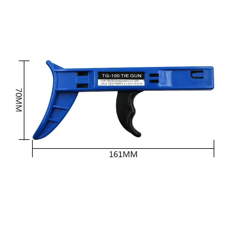 2.4-4.8mm Nylon Cable Tie Automatic binder wire fast Organize locking plastic Tighten Gun TG-100 dedicated Pliers Hand Tools