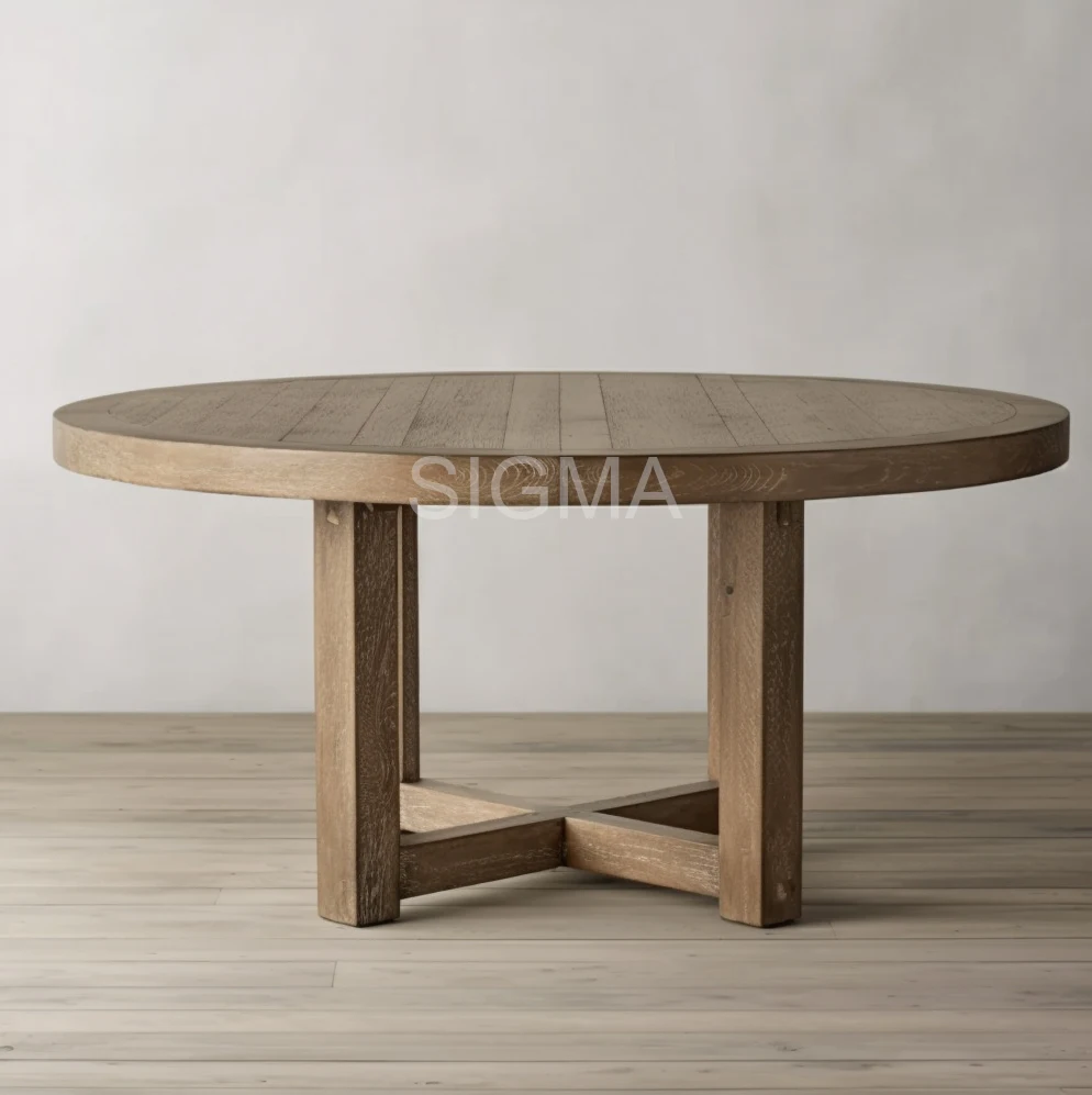 Sigma Luxury Modern Wood Dining Set Ladder Back Chairs-Eco-Friendly Durable Convertible Comfortable Space-Saving School Hotel