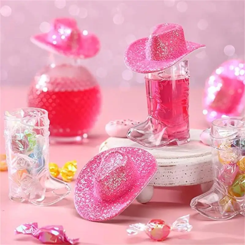Rose Cowboy Caps Bottle Cover For Celebration Themed Parties Decors 87HA