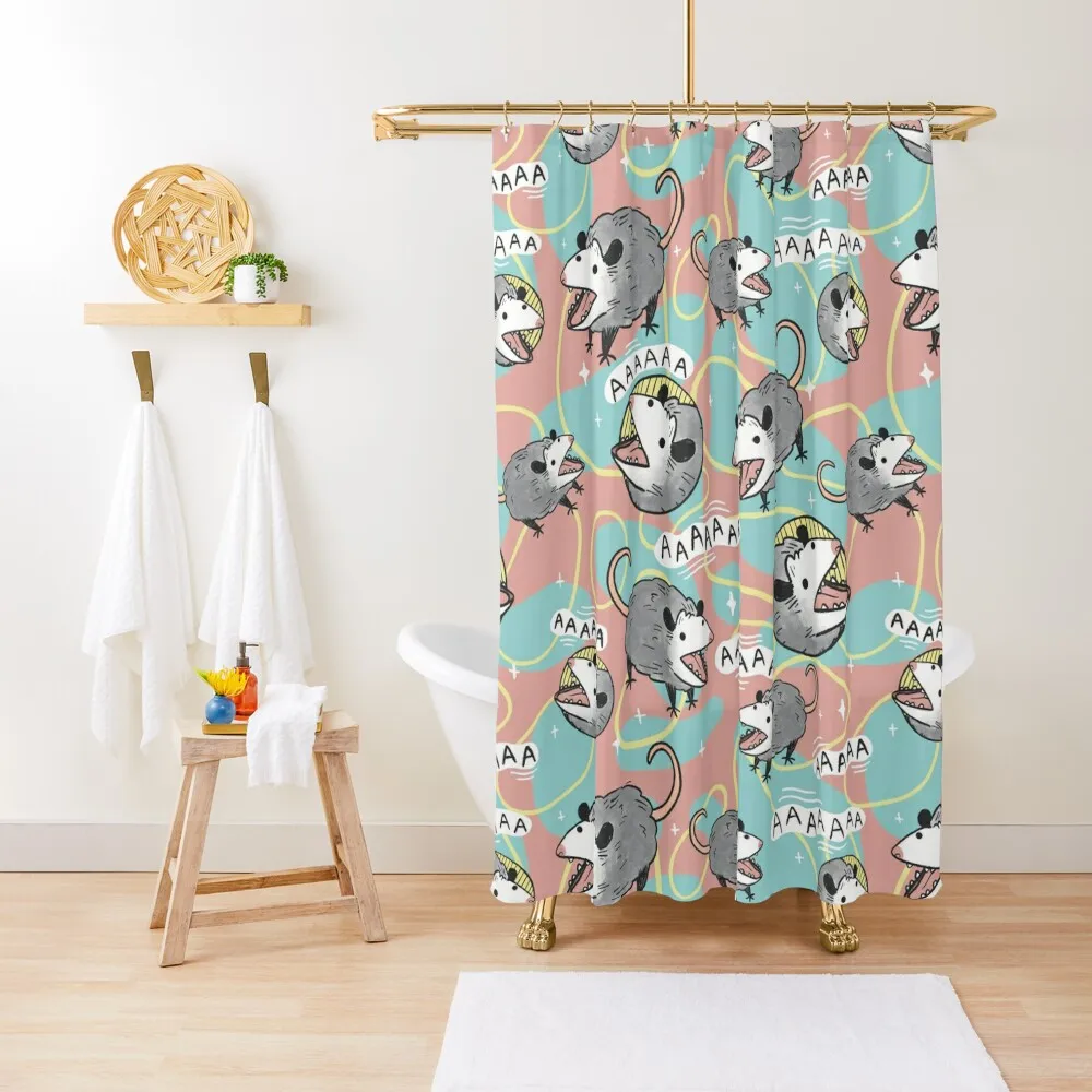 

Opossum Screm Shower Curtain Elegant Bathroom Curtain Window Curtain