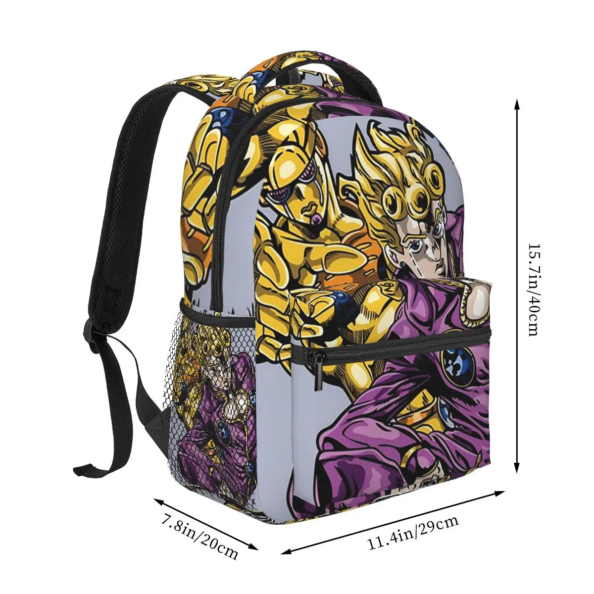 Jojo's Bizarre Adventure Japan Anime Backpack Hot Sale Daypack Large Capacity Kid BookBag School Bag Shoulder Bags for Men Women