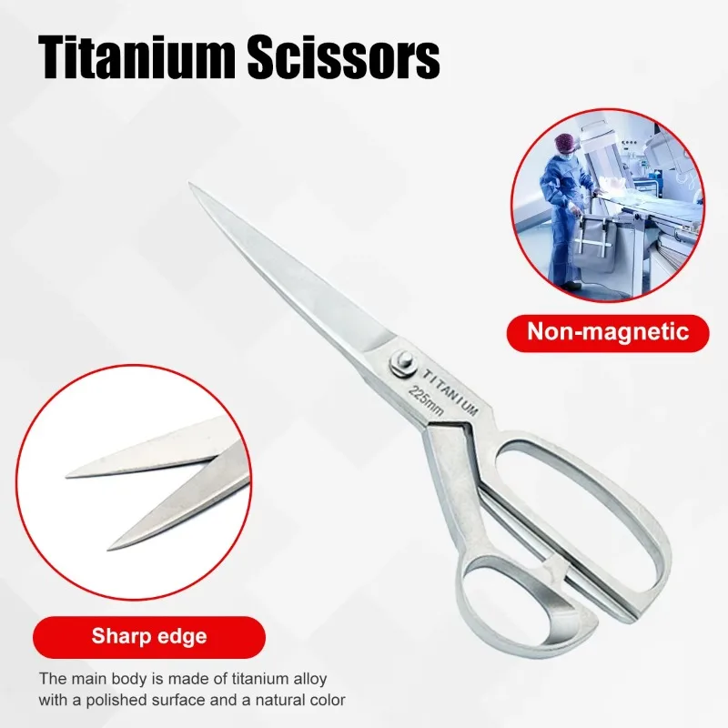 T1120 Premium Titanium Scissors Flexible Cutting Corrosion Resistant Durable Scissors