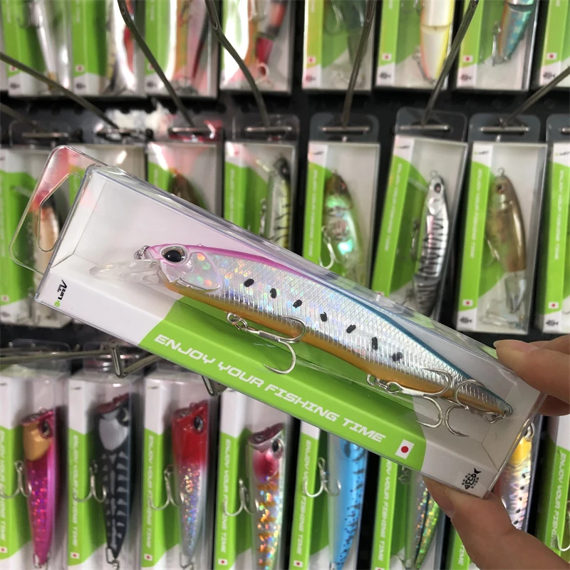 LURETV اليابان المستوردة DUO نفس النمط إغراء مينو REALIS JERKBAIT 120SP طعم باس البحر تعويم 17 جرام