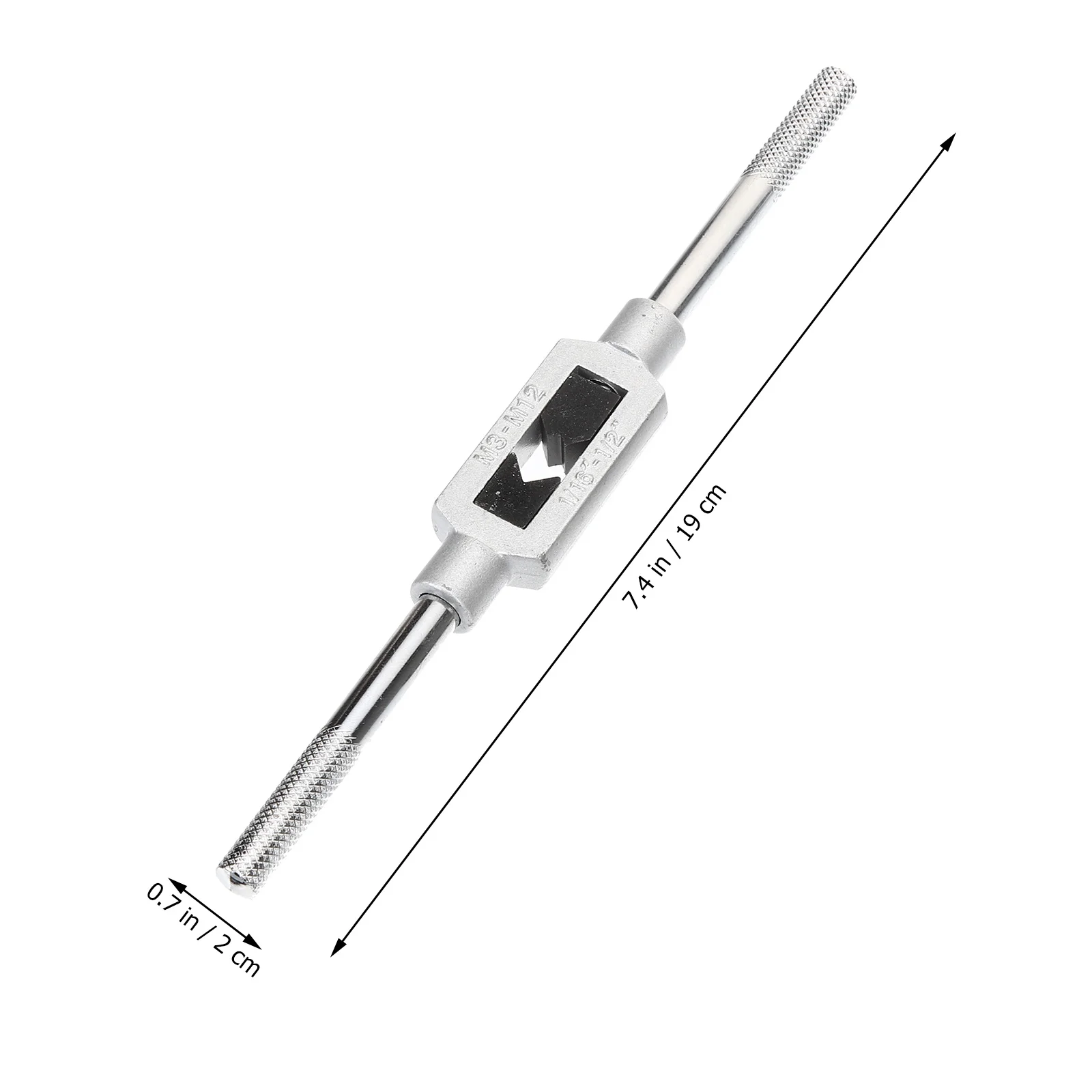 

1 Set Handle Die Threading Tool High Strength Alloy Steel Adjustable Tap Reamer Wrench For Machine Car Furniture Screw Thread