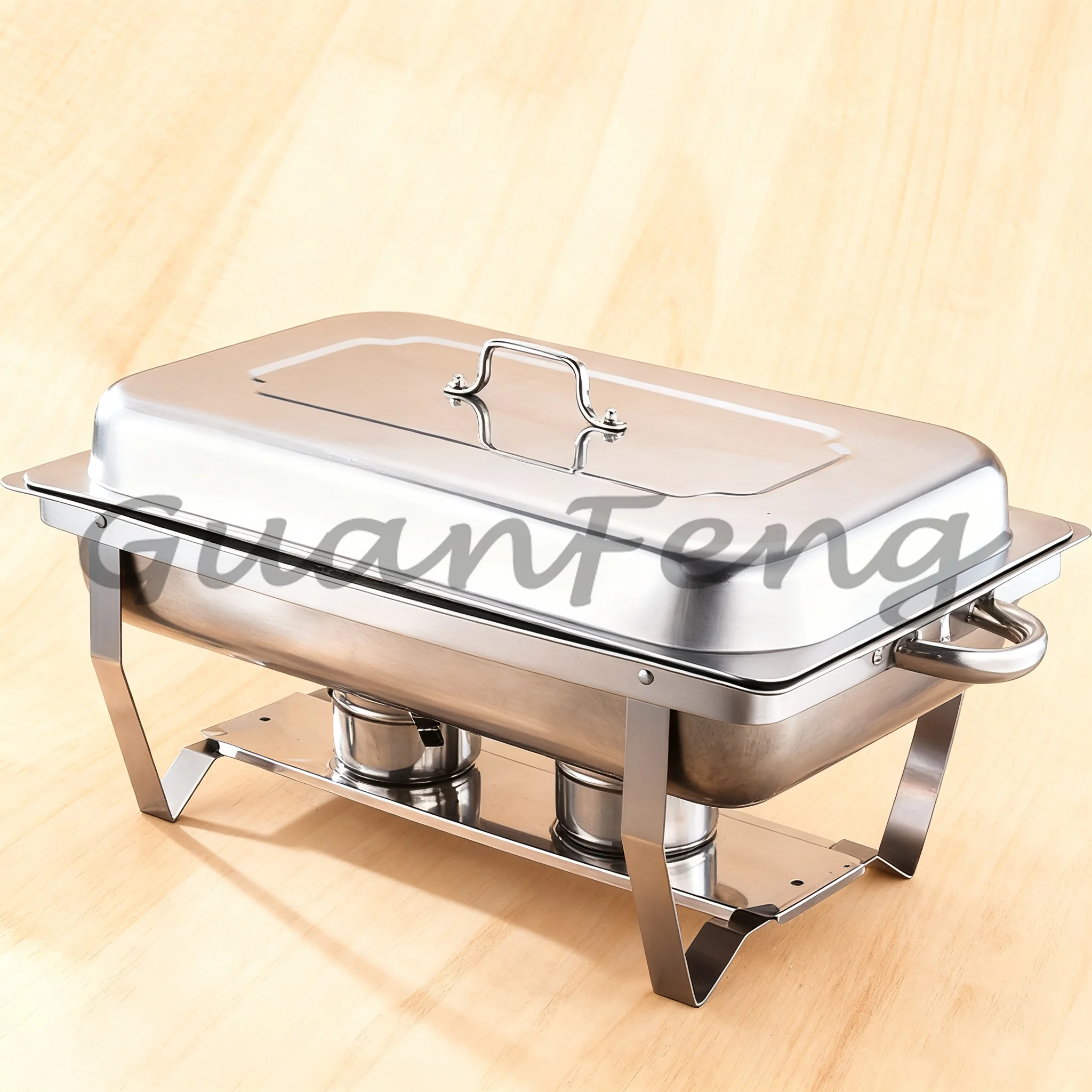 304 Stainless Steel 9L Insulated Buffet Food Warmer Multi-function Hot Pot Heating Equipment