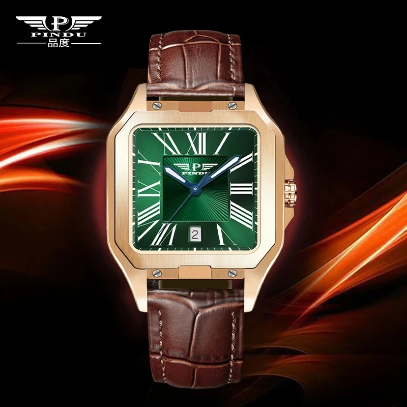 PINDU 2023 New Top Brand Sports Men Mechanical Wristwatches Sports Waterproof Watch for Men Automatic Watch Relogio Masculino