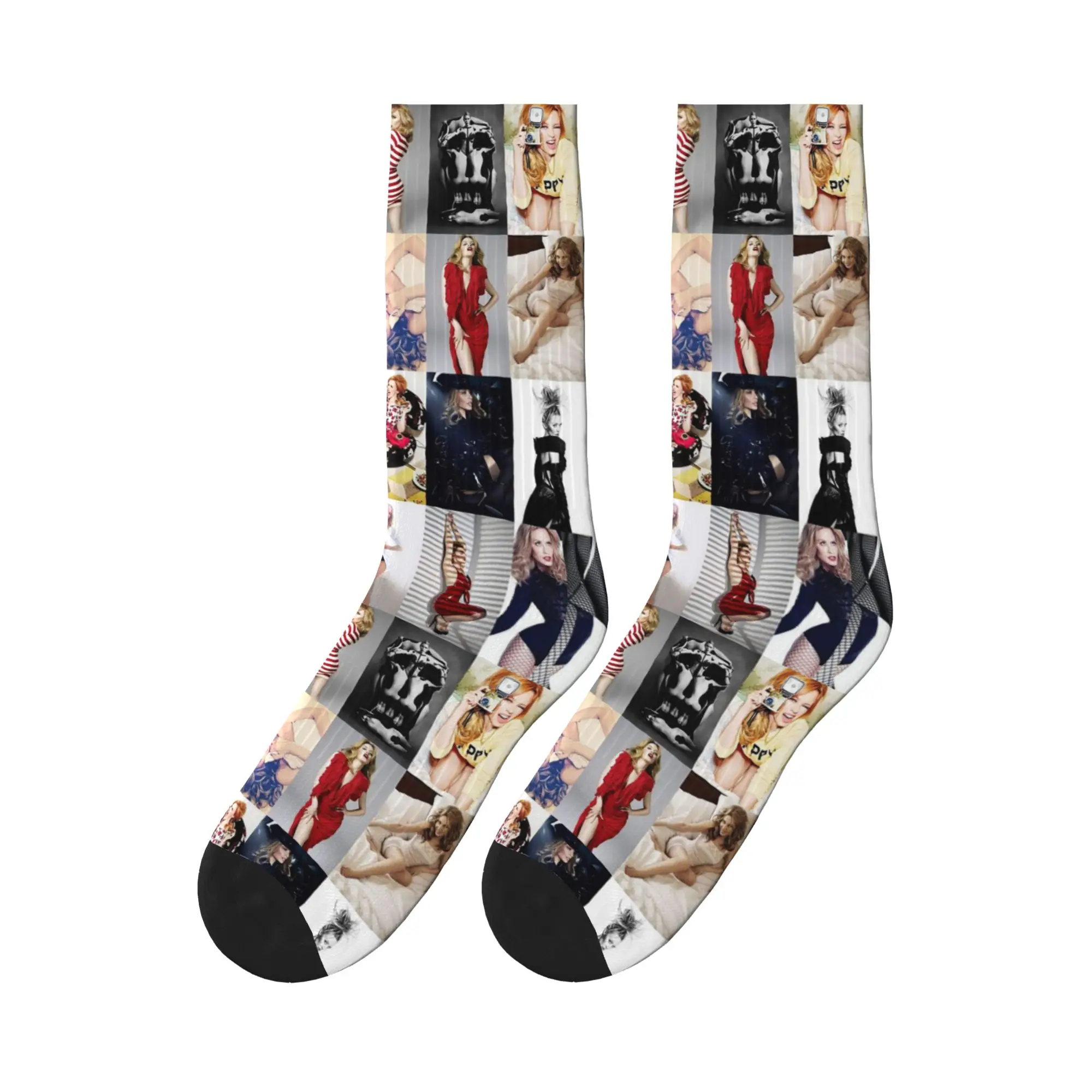 

Kylie Minogue Sports Socks Super Soft Stockings All Season Long Socks for Unisex Christmas Gifts