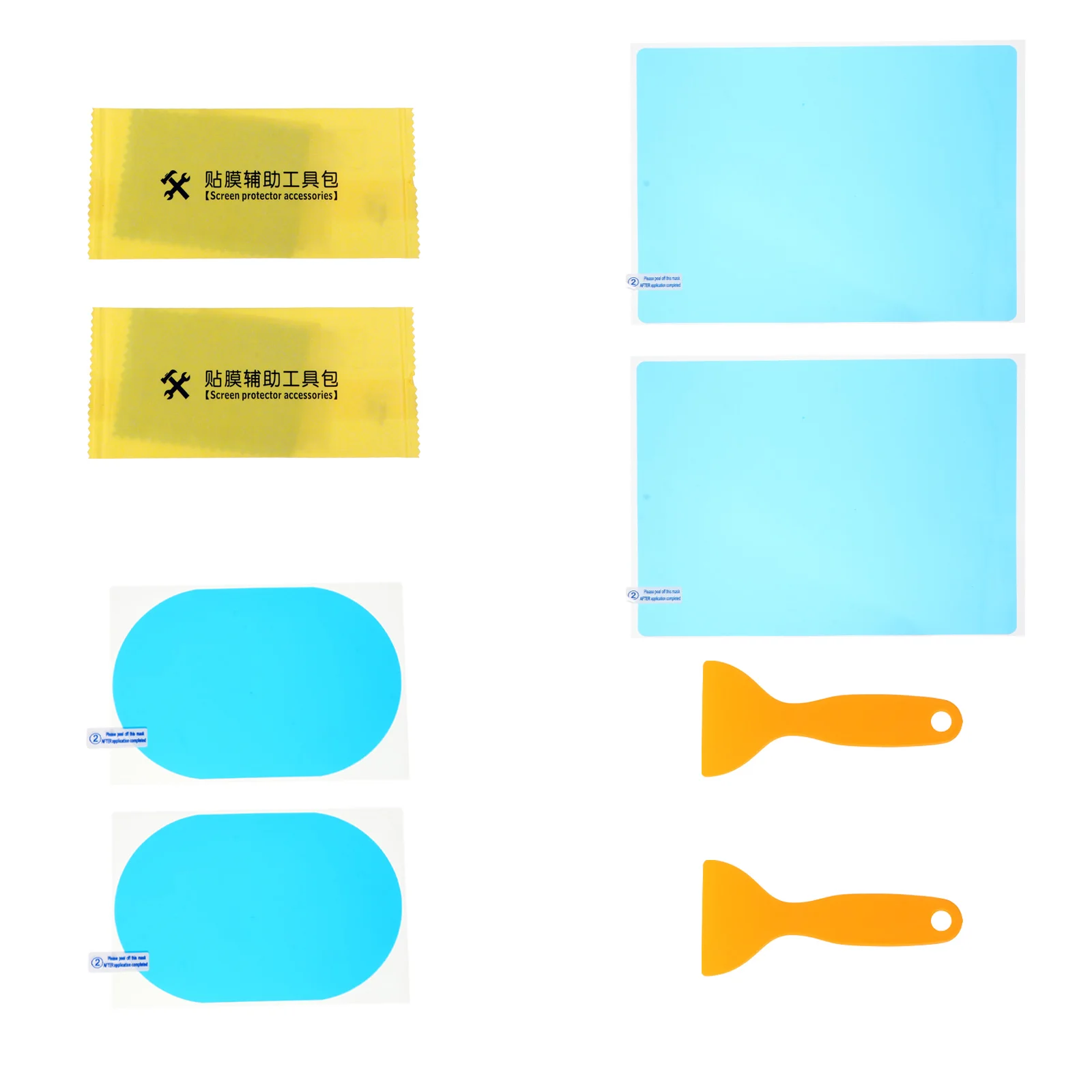 

8 Pcs Mirror Film Protective Rainproof Rainproof Film Waterproof Shield Anti Scratch Car Window Pet Decor