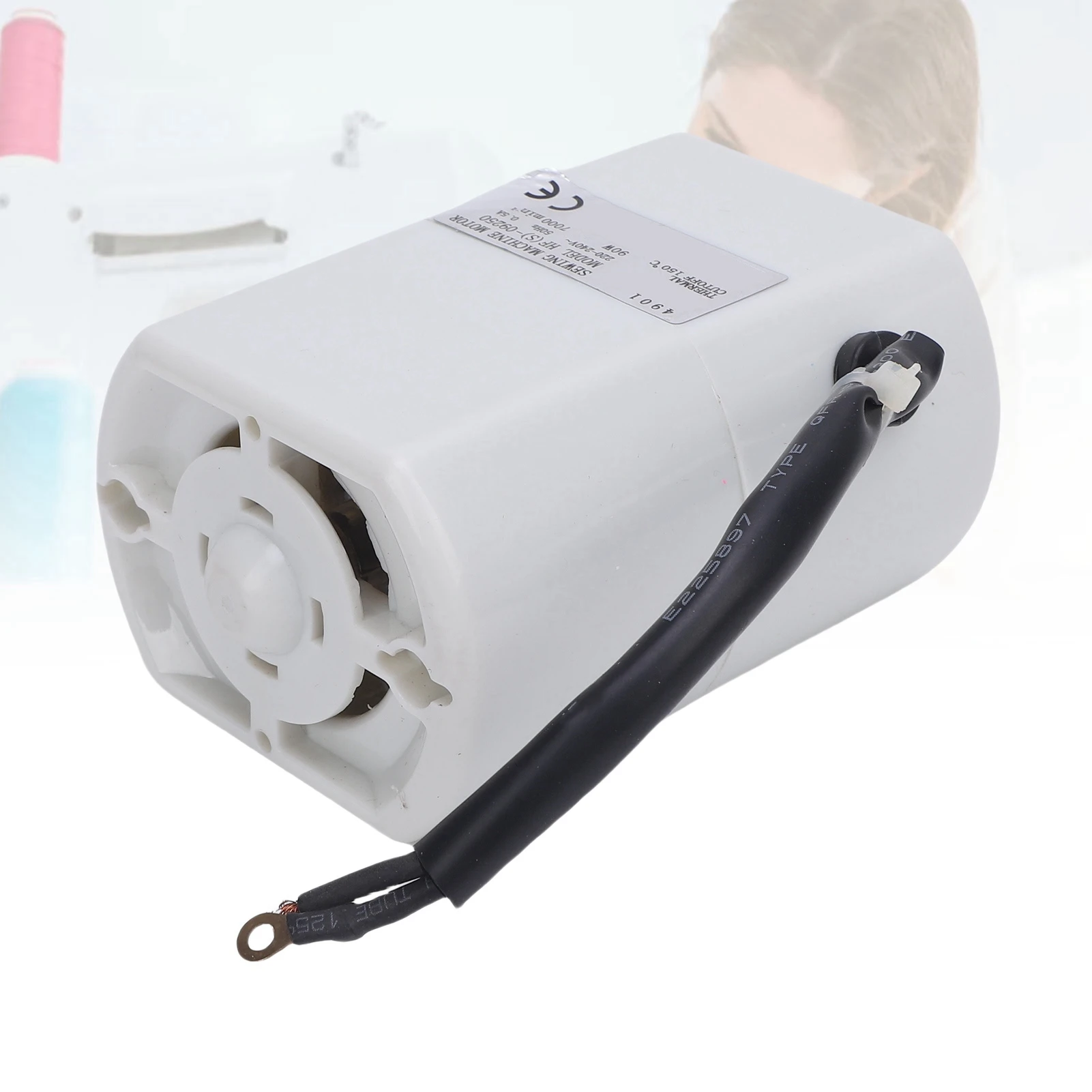 

50Hz Sewing Machine Motor Wide Compatibility Plastic Material Home Sewing Electric Motor 5500RPM Powerful Output for Hemming
