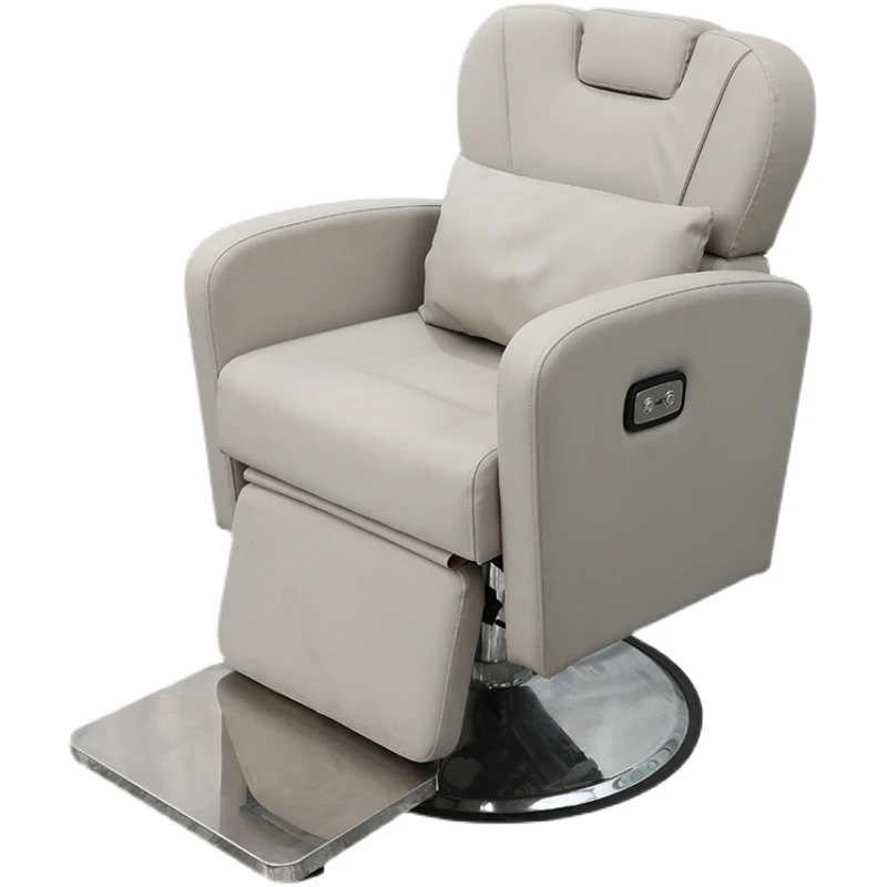 

Electric barber chair supports the inverted back function to extend the back position 2 motor custom colors