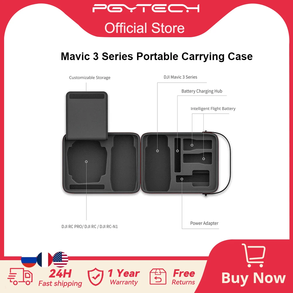 PGYTECH Drone Carrying Case For Dji Mavic 3 Series Portable Storage Hardcase Drone Accessory