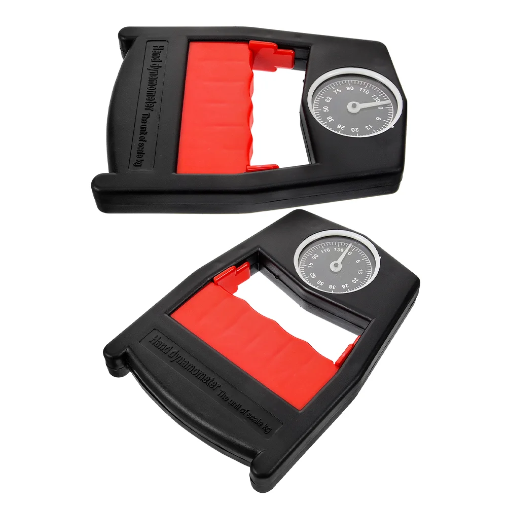 

2pcs Grip Strength Tester Hand Dynamometer for Training Red Exerciser Wrist Workout Tool ABS Compact Design Precision