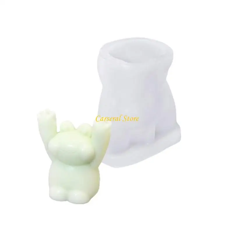 

M4YF Easy to Use Silicone Resin Casting Mold Multipurpose Silicone Mold for Resin Jewelry and Adorable Animal Message Clip