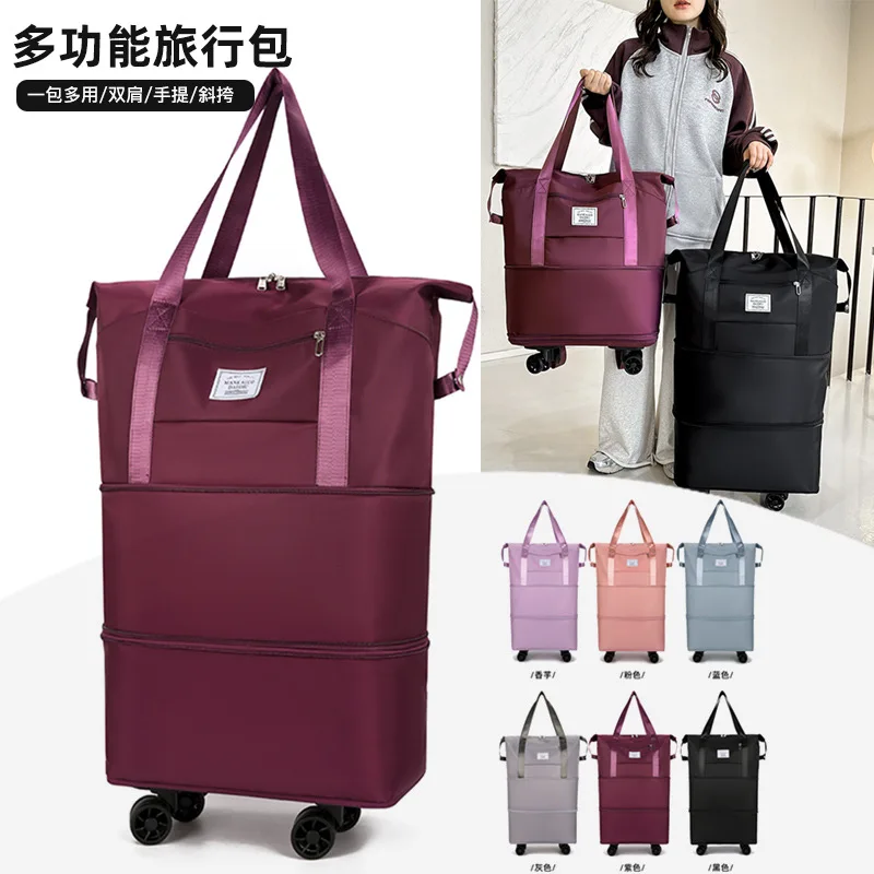 

Wheel Large Capacity Tie Rod Portable Business Trip Portable Luggage Bag Waiting for Delivery Storage Luggage Bag