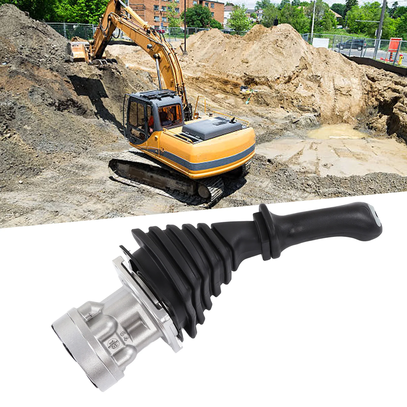 Excavator Joystick 410113‑00146  Size Abrasion Proof Excavator Joystick Controller Assembly Alloy Steel for Replacement