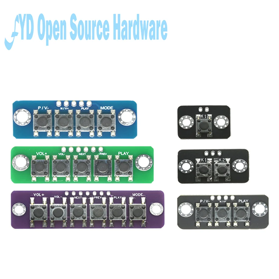 Modulo pulsante indipendente a 3/4/5 Bit modulo pulsante esterno MCU scheda pulsante microinterruttore amplificatore di potenza compatibile con