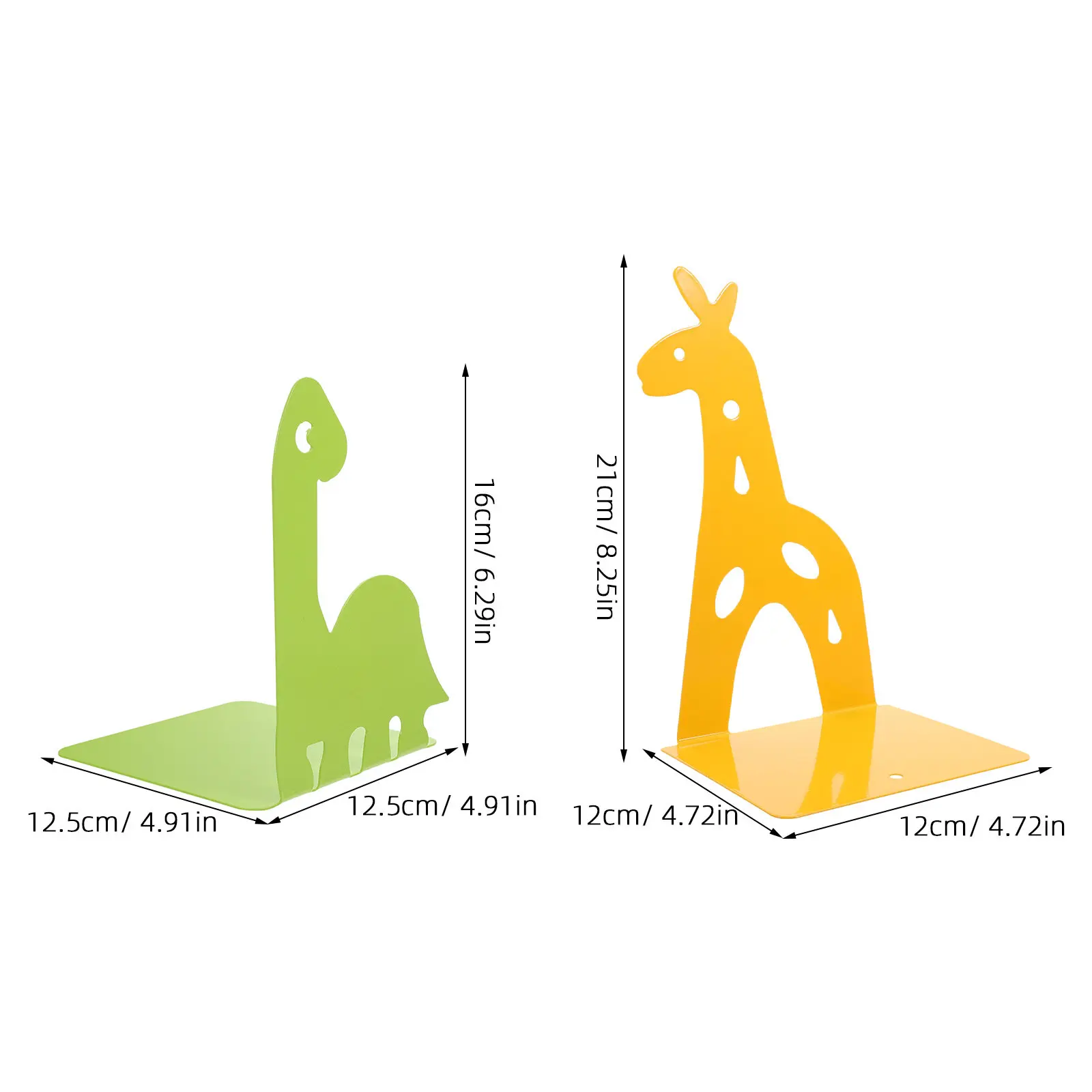 2 pcs Bookends Holder Organizer Desktop Office Home Stand Halloween Christmas New End Book Ends Book Holder Animal