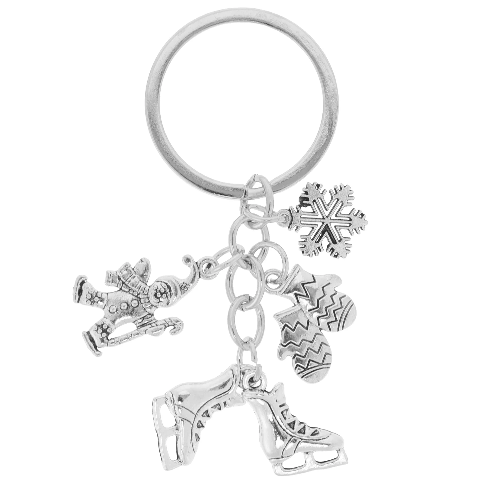 Ski Sports Key Chain Party Favors Jewelry Skateboard Ice Ballet Keychain Charm Skating