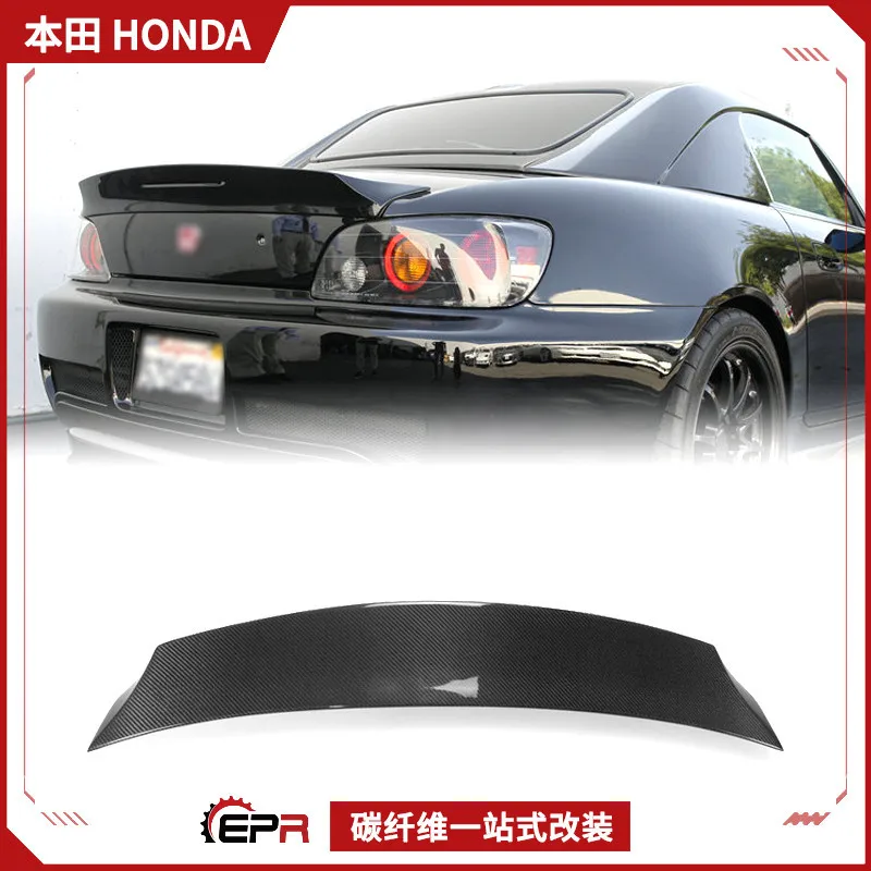 

SAAR, совместимый с Honda S2000, спойлер из углеродного волокна, модификация, задний спойлер в стиле ZR, небольшой хвост под давлением, автомобиль с фиксированным крылом