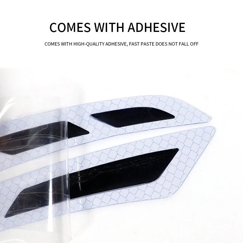 Car Blade Wheel Eyebrow Reflective Sticker, Safety Warning Anti-Collision Strip Protection Sticker