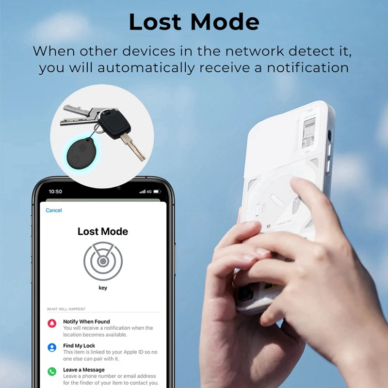 Pelacak Cerdas Anti hilang untuk Ios, pelacak Cerdas Anti hilang dengan Alarm Tag Mini kunci pelacak lokasi hewan peliharaan pelacak Bluetooth
