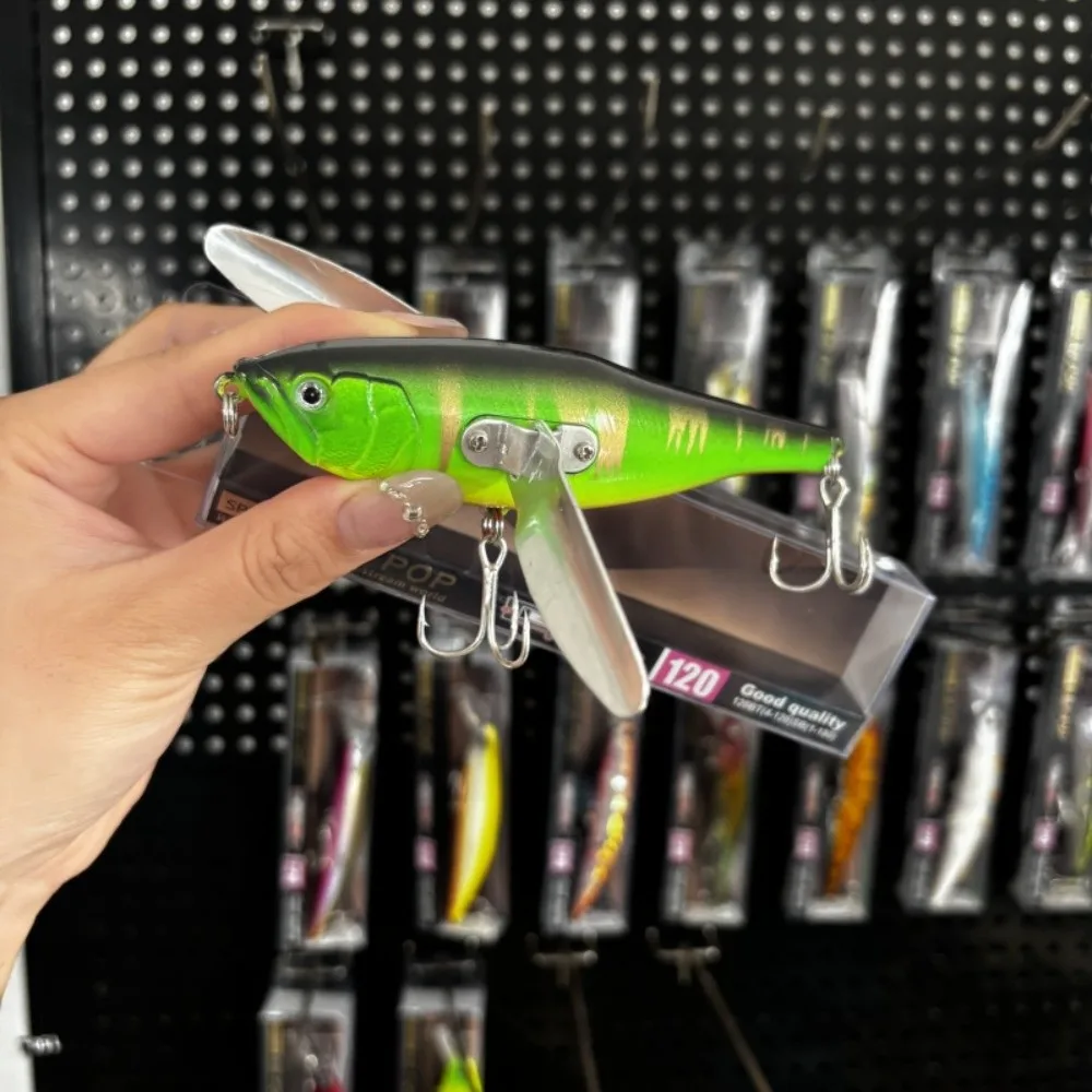 isca-popper-de-superficie-de-115mm-de-comprimento-asas-de-metal-inoxidavel-peso-de-335g-wobbler-swimbait-design-de-corpo-rigido-tipo-flutuante