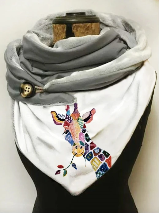 

Giraffe Casual Scarf And Shawl for Women