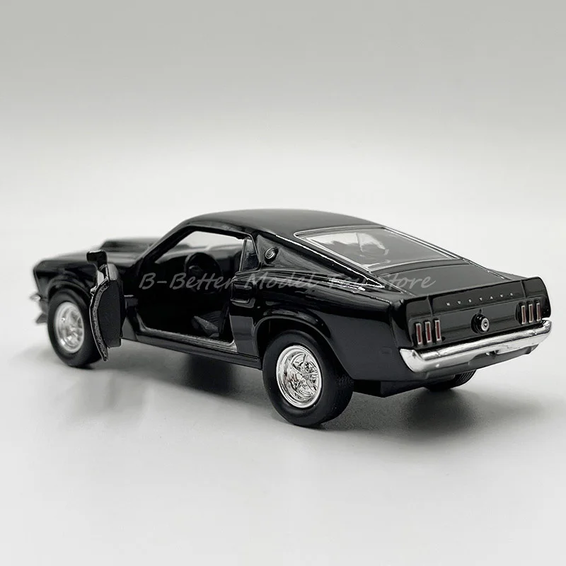 1:36 Diecast Model Metal Toy 1969 Mustang Boss 429 Pull Back Car Replica in miniatura