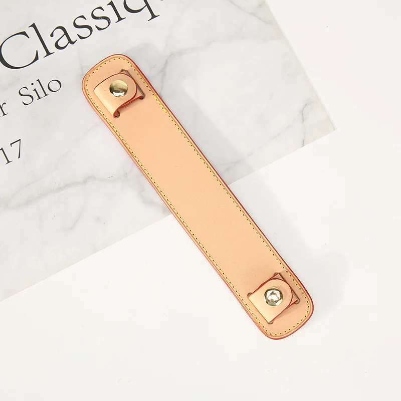 Correa de cuero genuino para bolso, almohadillas de hombro de descompresión, Clip de fijación para ASA, accesorios anchos para bolso de cuero de