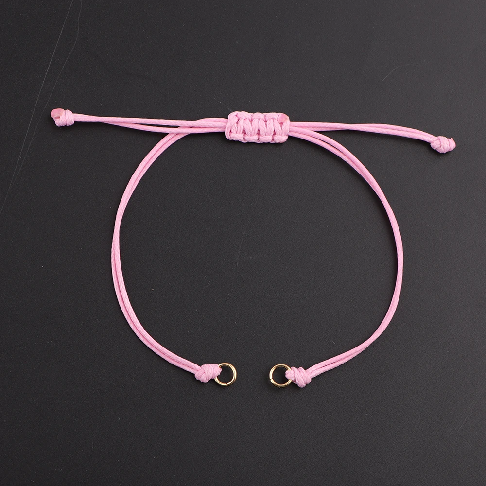 20 stks/partij Handgemaakte Wax Draad Gevlochten Armband Verstelbare Waxkoord Hanger Ketting voor DIY Handgemaakte Armband Accessoires Sieraden