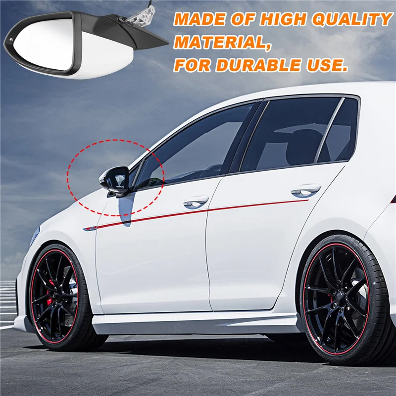 

Rear View Mirror Assembly Exterior Rear View Mirror Side Wing Door Mirror Golf 7 Side Mirror 5GG857507 Right