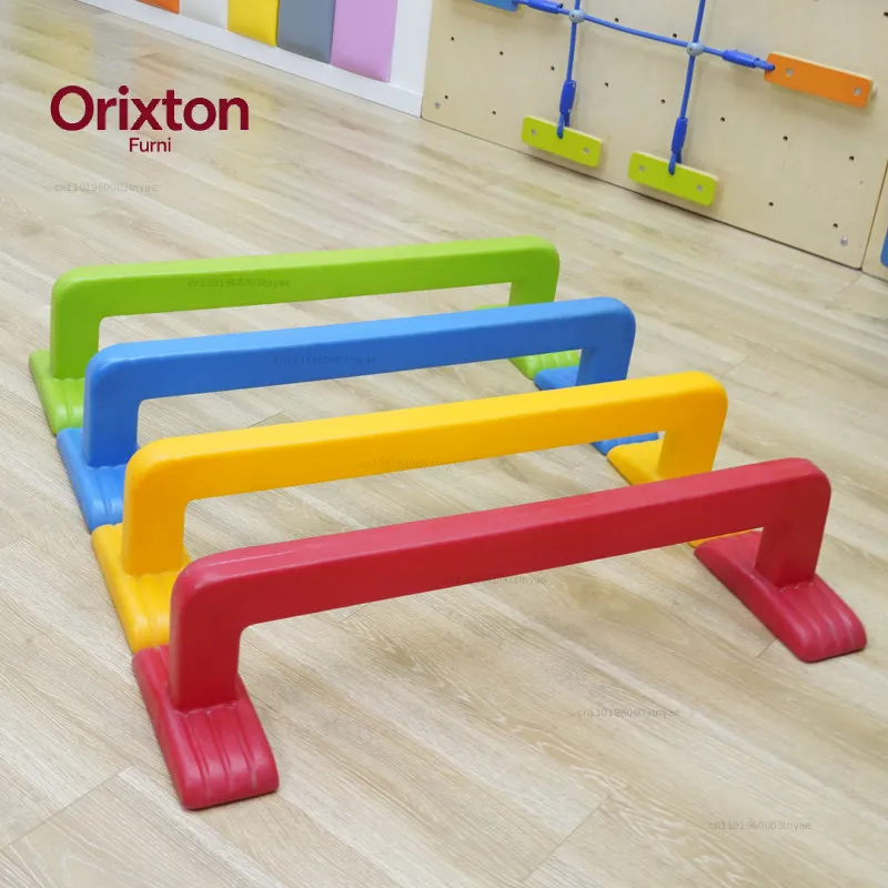 Kindergarten jumping elevated hurdles early education children sensory integration vestibular sports training equipment