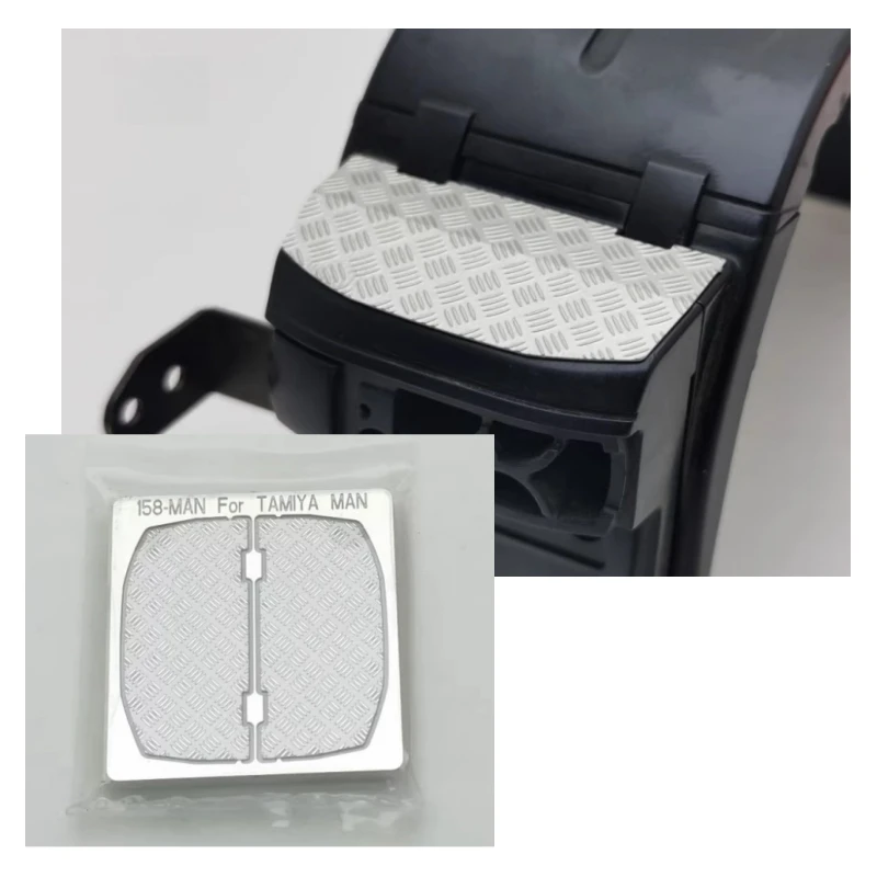 

Задняя противоскользящая пластина для радиоуправляемого грузовика 1/14. Дополнительная деталь Tamiya MAN TGX Tamiya 56325/56329 обновления. Автомобиль с дистанционным управлением