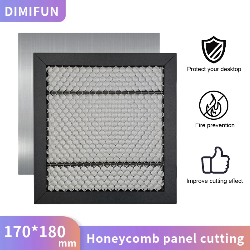 

DIMIFUN D9 Laser Honeycomb Workbench 170x180mm - CNC Cutting Engraving Table for CO2 Laser Machine, High Precision & Durable