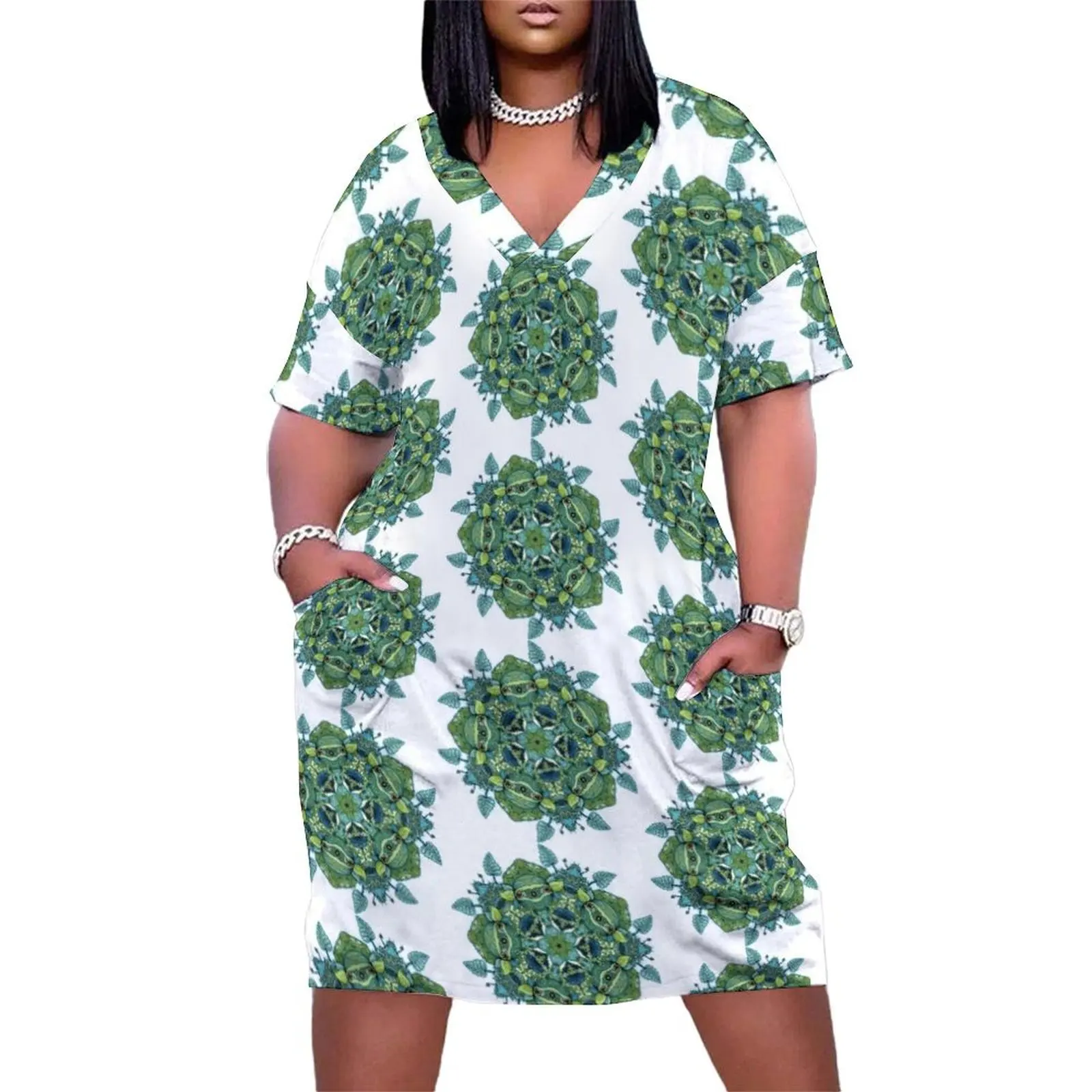

Feed US, Seymour! Loose Pocket Dress Beachwear women's summer dresses 2025 party dress women elegant luxury