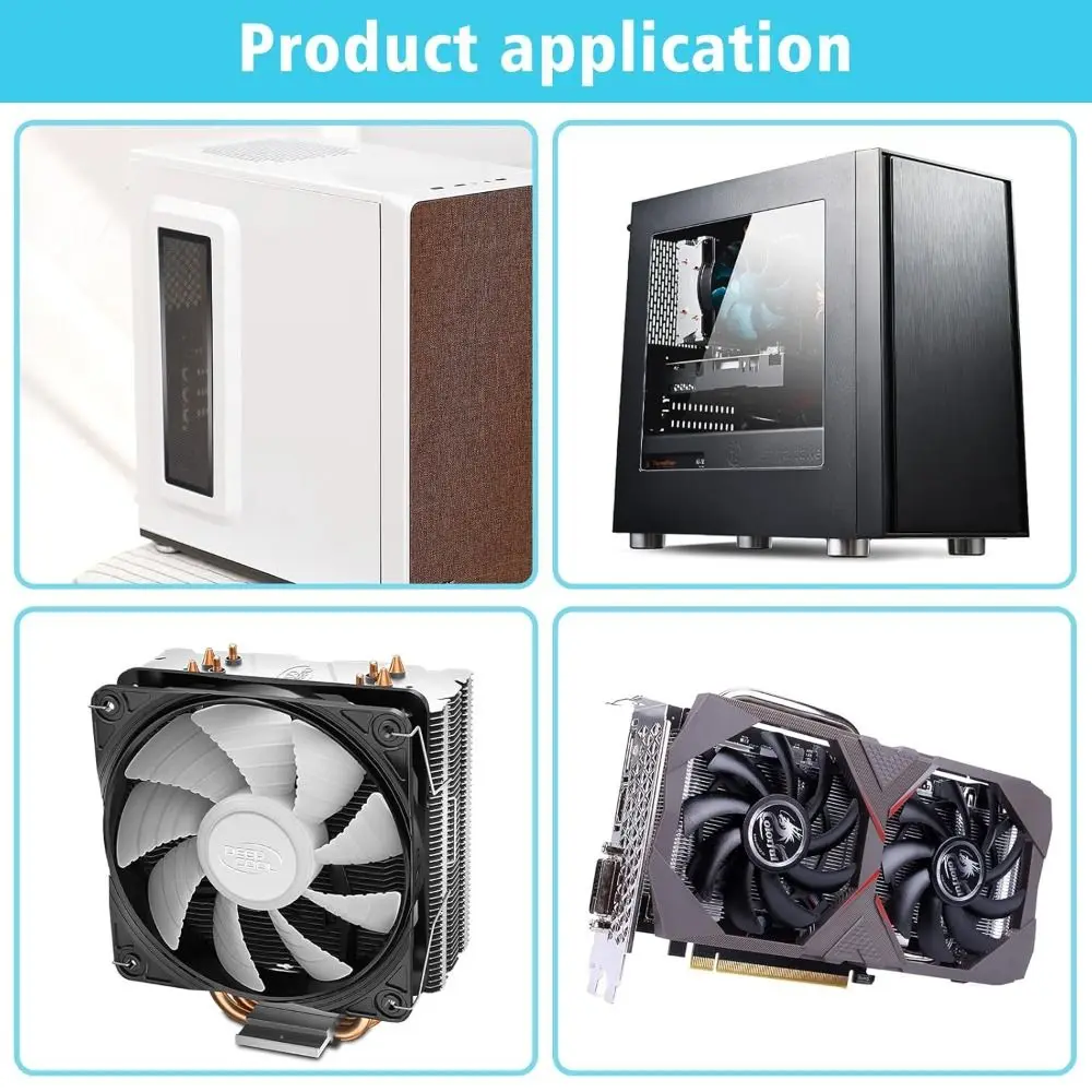 New PVC Dust Filter Cover Magnetic Frame Black PC Cooler Filter 120mm/140mm PC Fan Dust Mesh Computer Cooler Fan