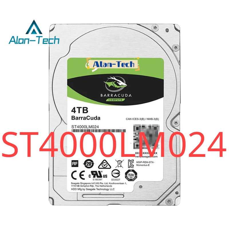 For Sea-gate ST4000LM024 4T Notebook Mechanical Hard Drive 4t 5400 Turn 128M 15MM Storage Device Laptop Parts & Accessories