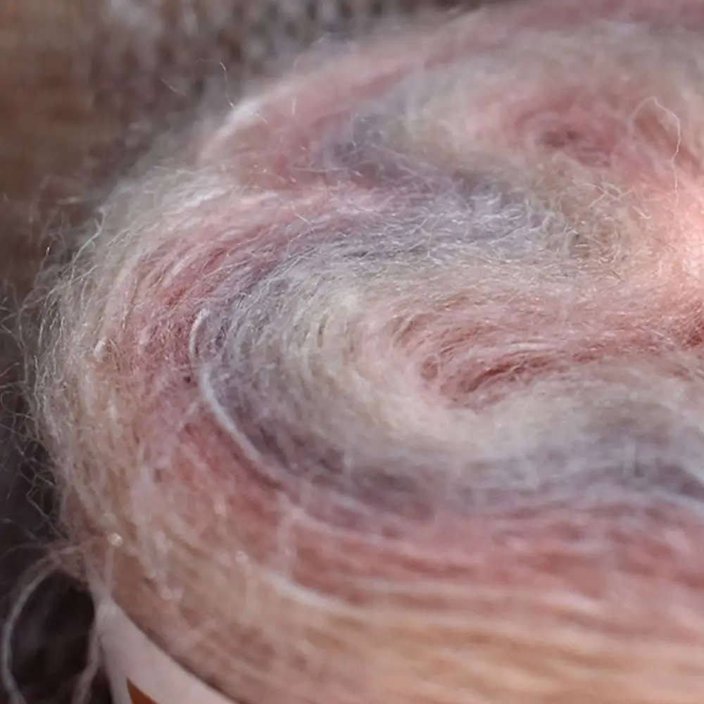 250 м Радужная мохеровая пряжа для вязания крючком, модная весенне-летняя юбка, кружевная градиентная цветная пряжа для торта, ручная работа, мягкая пряжа для рукоделия