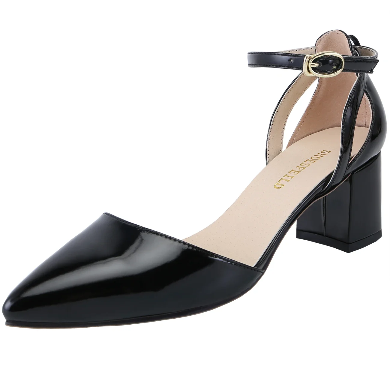 Sandalias de mujer verano Sexy 5cm trabajo único OL tacones altos gruesos punta puntiaguda boca hueca Casual fiesta vestido rojo zapatos de boda