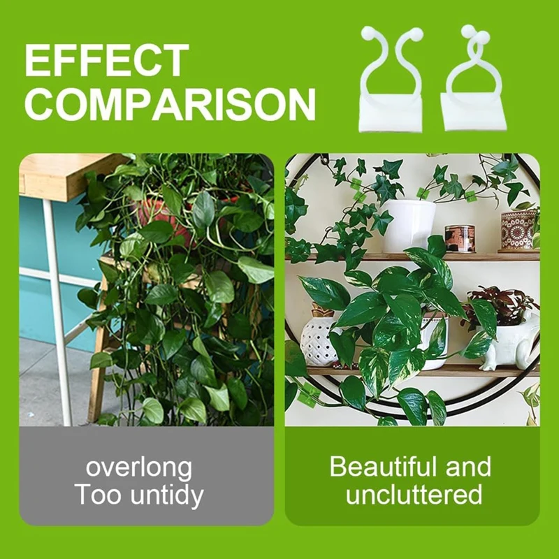 

300 шт., зажимы для настенного крепления для скалолазания, настенные зажимы для растений, настенный крючок для поддержки растений, для вьющихся растений на открытом воздухе-ABWY