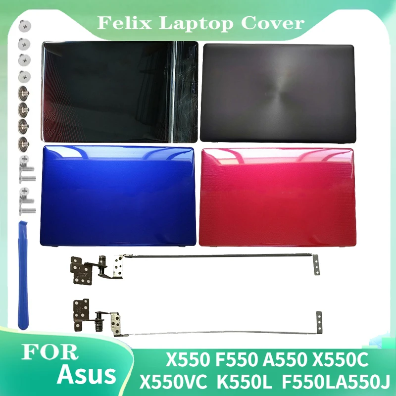 

New Case Shell For Asus X550 F550 A550 X550C X550VC K550L F550L A550J Laptop LCD Back Cover/LCD Top Cover/Front Bezel/Hinges