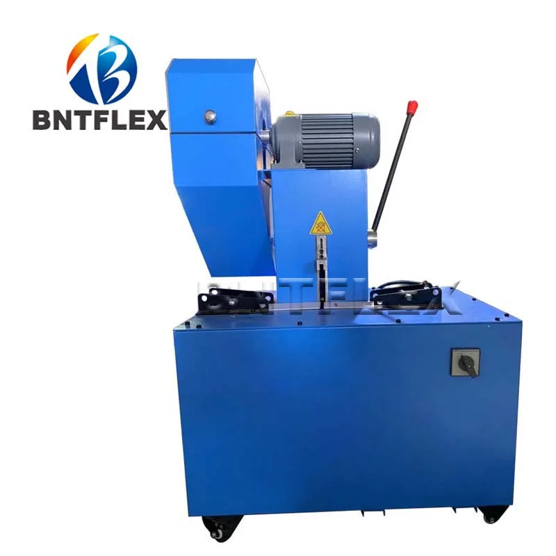 2 combined 1 BNT550A Hydraulic Flexible Rubber Hose Cutter Peeling Machine Dustless Hose Cutting Machine