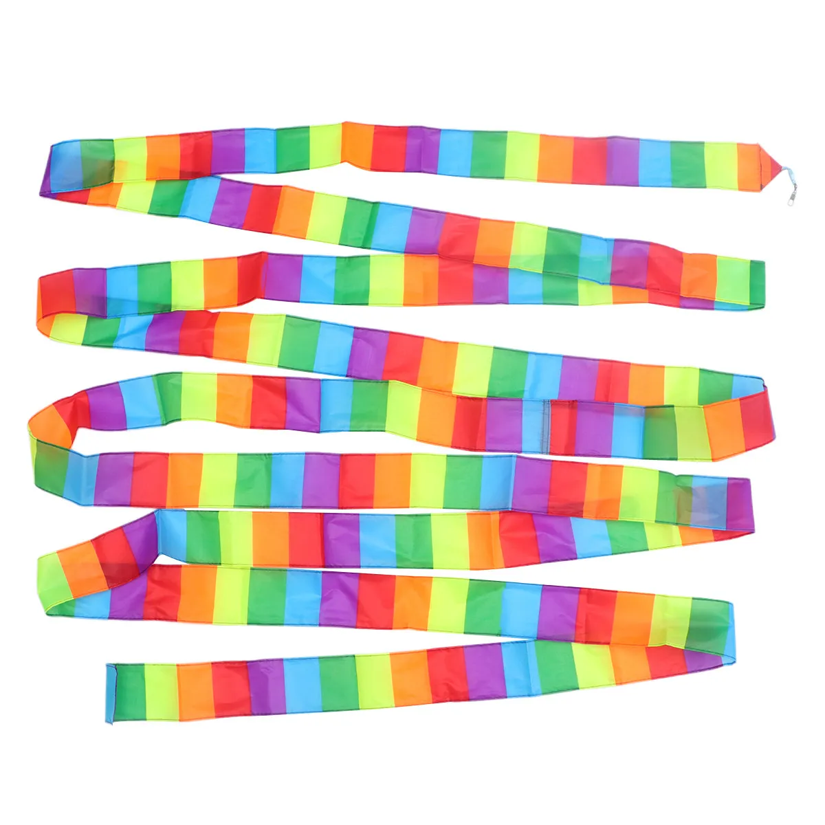 หางว่าวสายรุ้งหลากสี ยาว 15 เมตร แบบลอยตัว หมุนได้ สำหรับอุปกรณ์เสริมว่าวกลางแจ้ง เพิ่มความมั่นคงและความสนุก