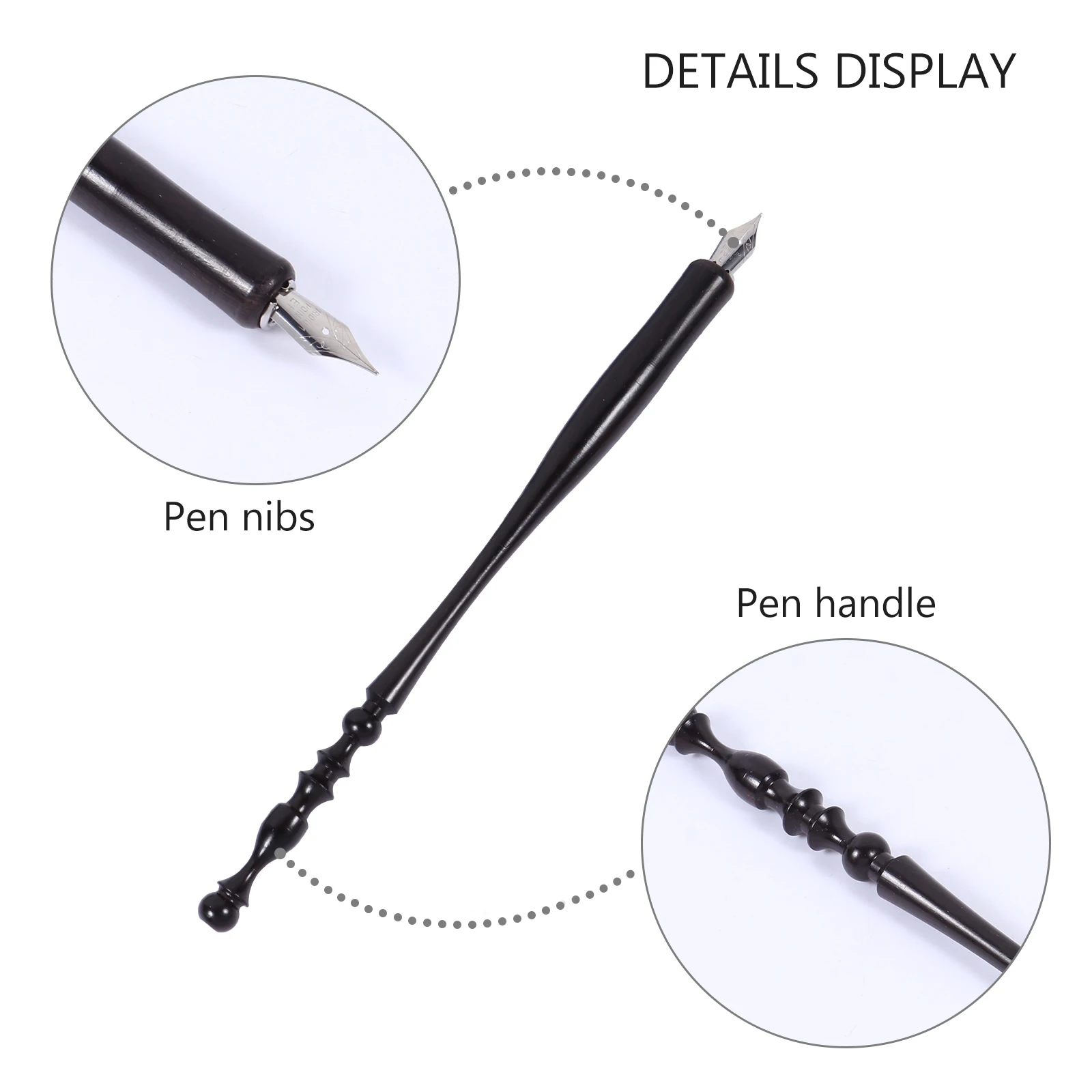 

Dip Acrylic Sturdy Calligraphy Dip Pen Multiple Nibs for Calligraphy Drawing Easy Writing Practice Student Pen