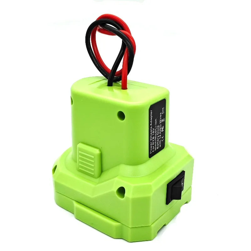 DIY Power Adapter Connector with 14 AWG Wire Battery Holder and Power Connector Compatible for Ryobi 18V Lithium Ni-MH Batteries