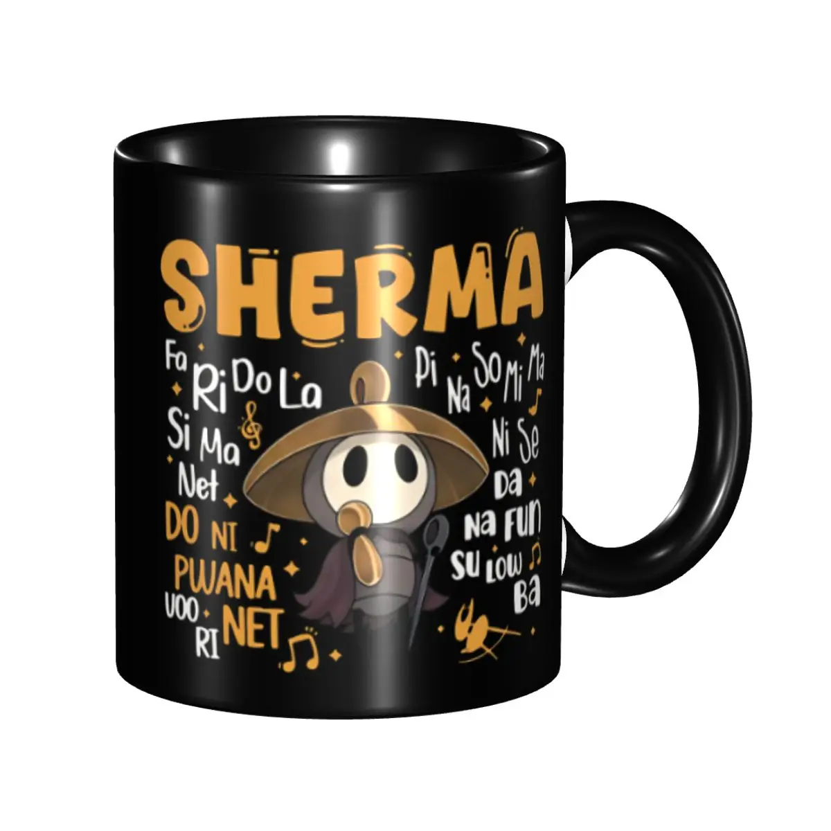 

Sherma Song Silk Song Funny Video Game Hollow Knight Mugs Novelty Tea Cup Gifts For Friends