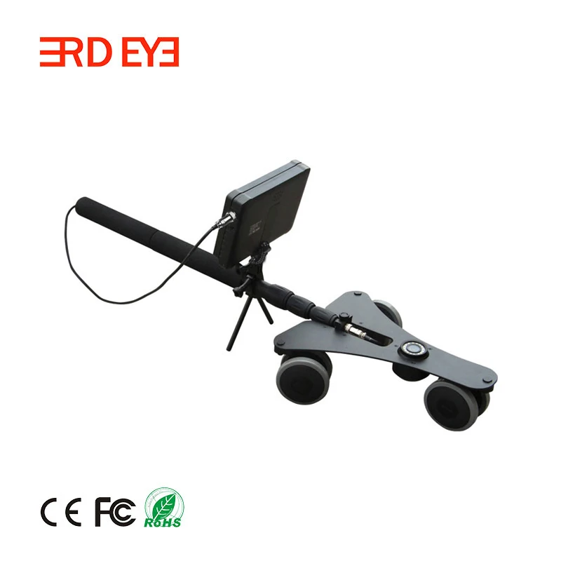 Portable Double usage 2M Long Telescopic Home Roof Under Vehicle DVR Inspection Pole Camera UVIS UVSS