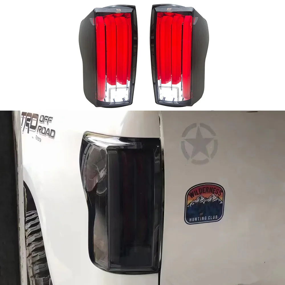 

Car LED Rear Lamps Light With Turn Signal + Brake Light + Reversing Light For Toyota Tundra 2007-2013 Modified Taillights