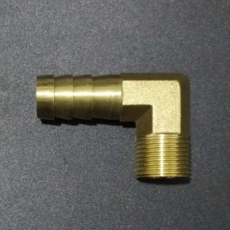 Brasspagoda spout elbow joint DN15 right angle 1/8 1/4 3/8 1/2 3/4 external thread 1 inch 6 inch leather pipe joint