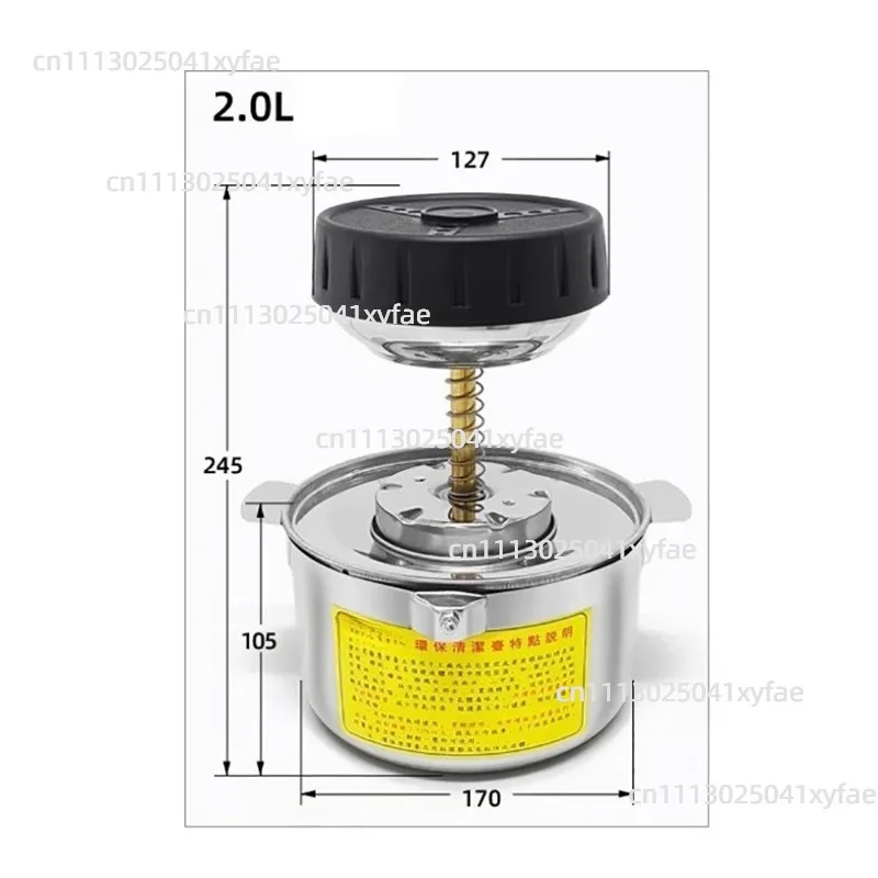 JAT-888 2L Stainless Steel Liquid Output Equipment Matched With Alcohol Storage Bottle